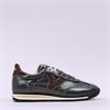Victoria Saturno Laced Retro Trainer - Khaki Metallic